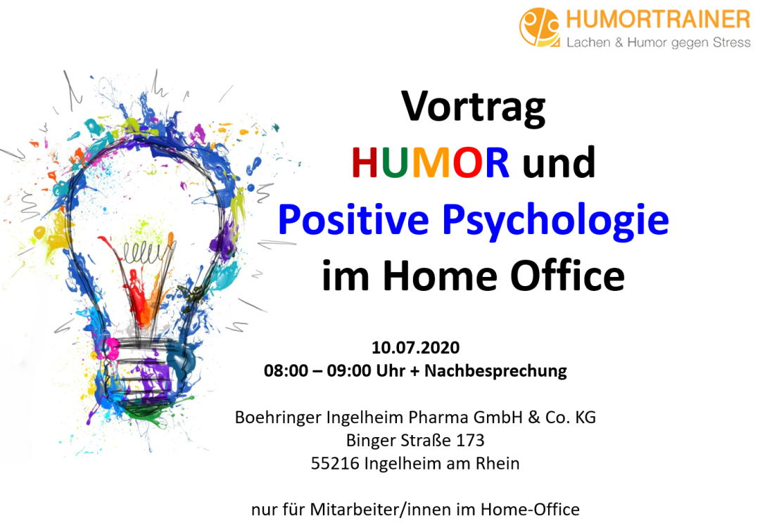 Humor und positive Psychologie im Homeoffice