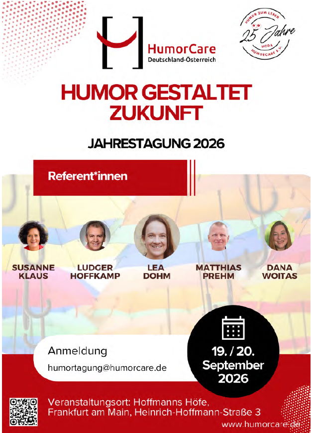 Humor gestaltet Zukunft * Jahrestagung 2026